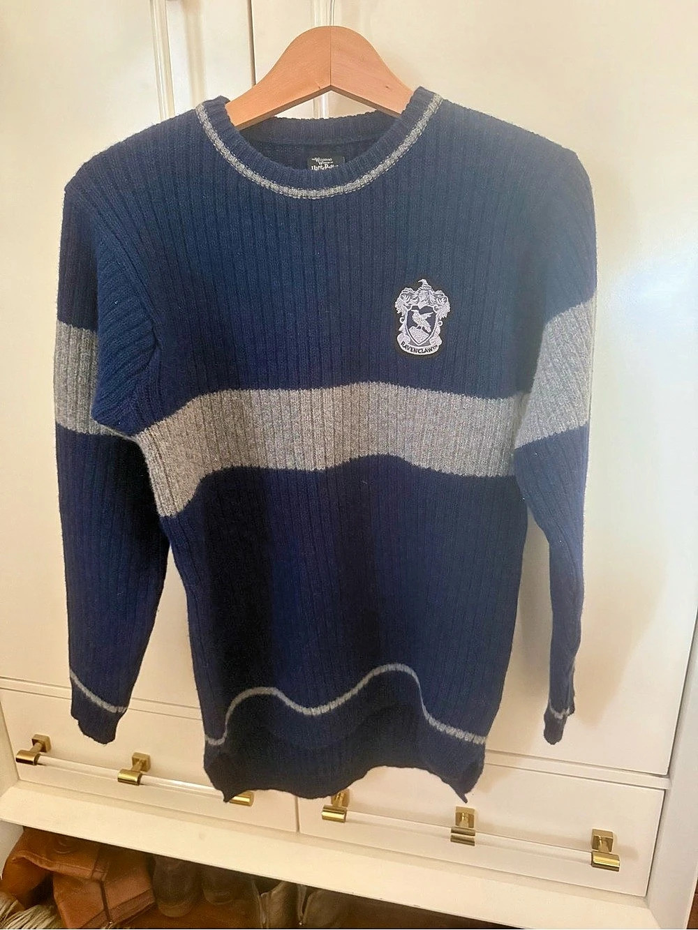 NWOT - The Wizarding World of Harry Potter 100% Lambswool Ravenclaw Sweater L